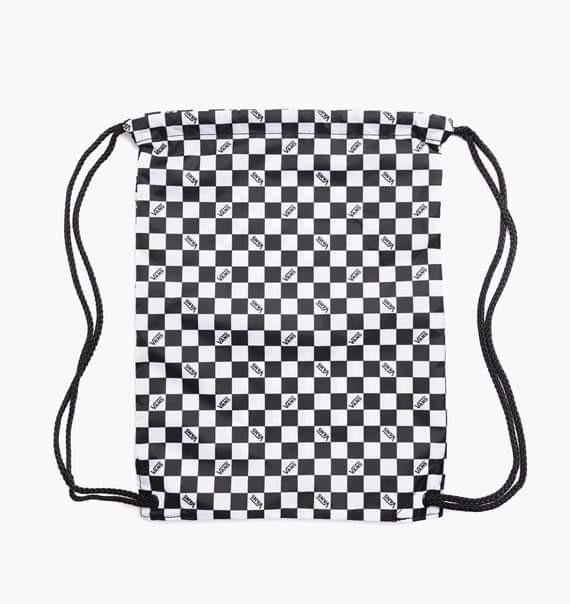 vans checkerboard drawstring bag