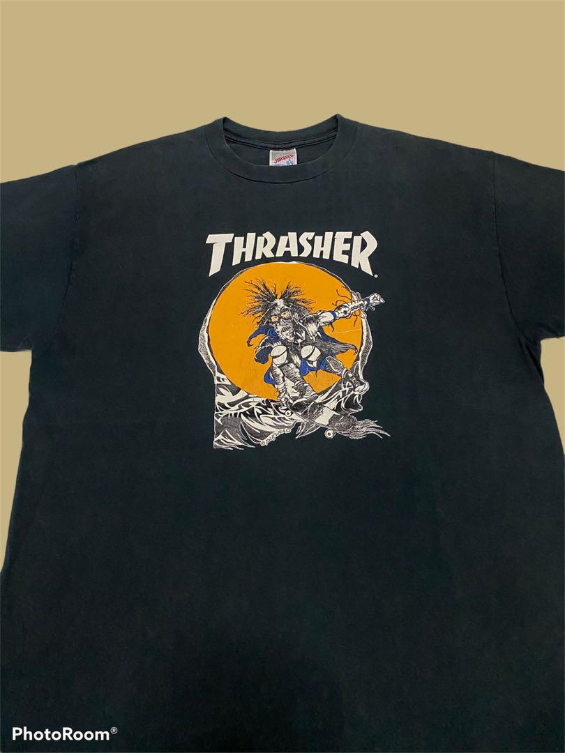 VINTAGE 90S THRASHER PUSHEAD ON JERZEES TAG TEE