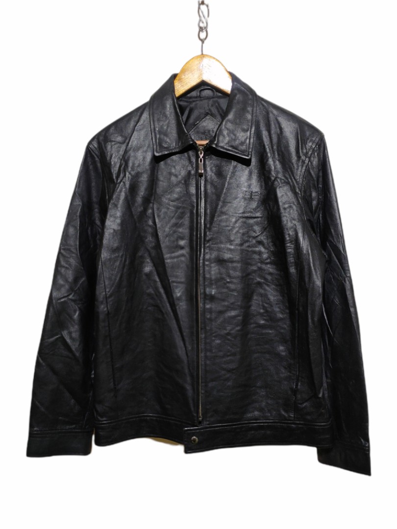 Vintage Balenciaga leather jacket, Men's Fashion, Coats, Jackets and  Outerwear on Carousell