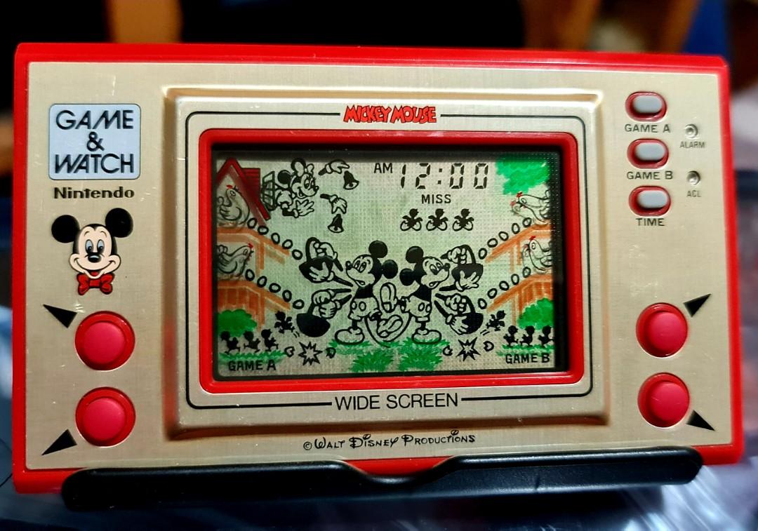 Vintage Nintendo Game & Watch widescreen - Mickey Mouse - 1981 - Comes with  original manual, Hobbies & Toys, Memorabilia & Collectibles, Vintage  Collectibles on Carousell