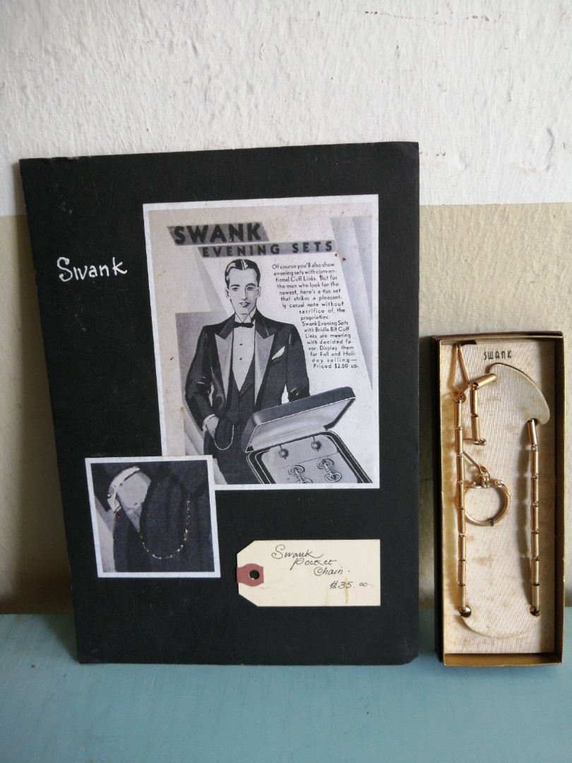 Swank pocket store watch