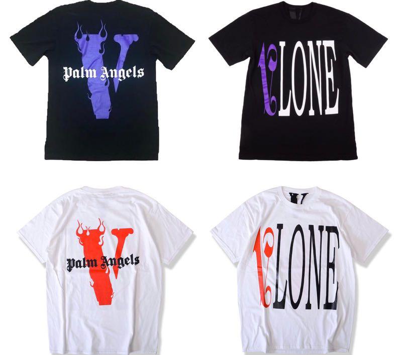 White Vlone X Palm Angels T-shirt