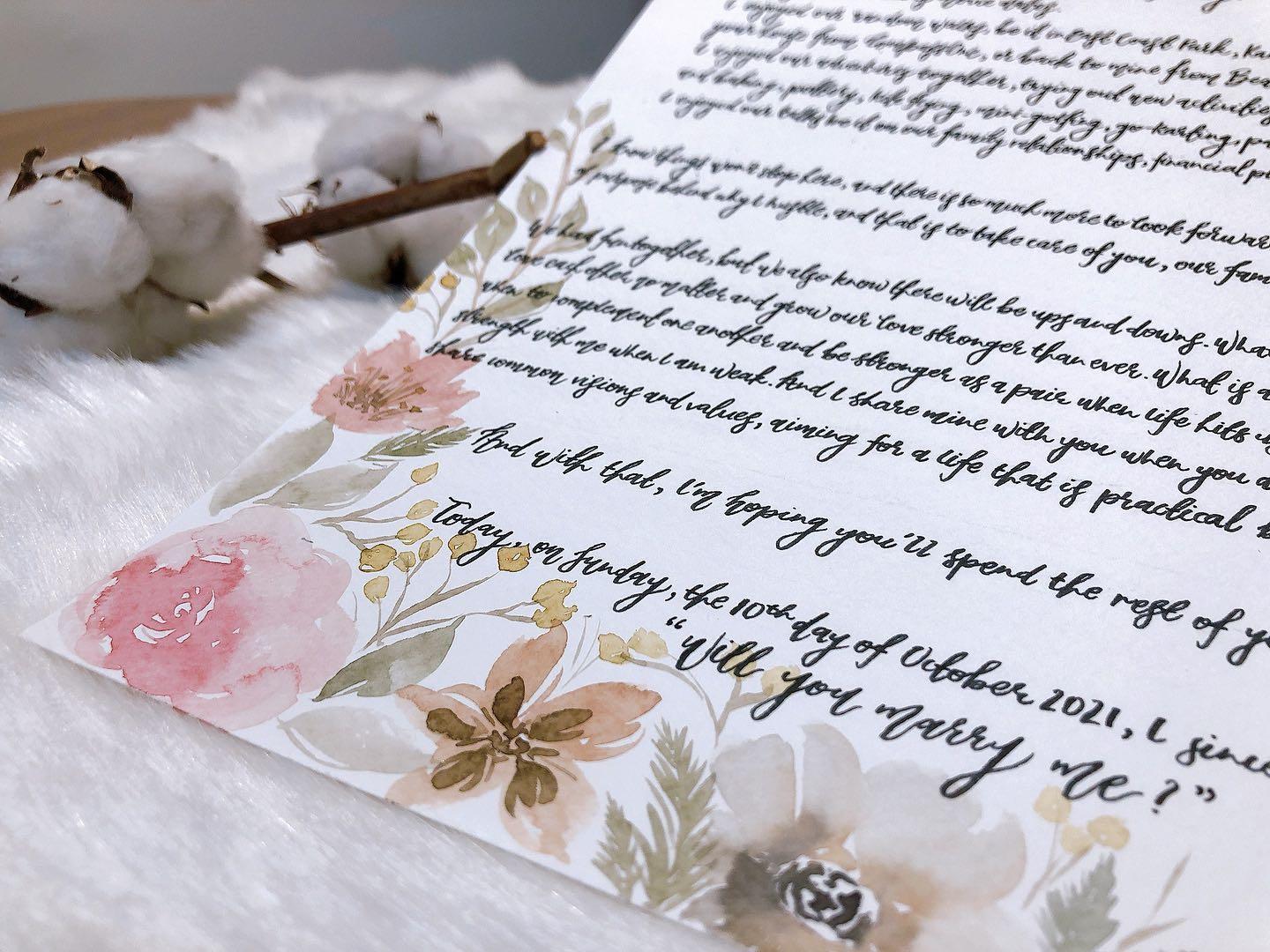 How to write a wedding proposal letter | Honestweddingadvice.com