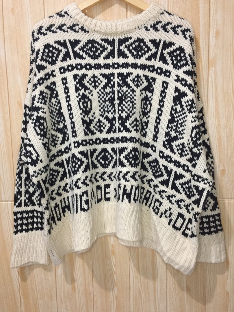Zara snow sales brigade sweater