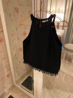 Zara top black