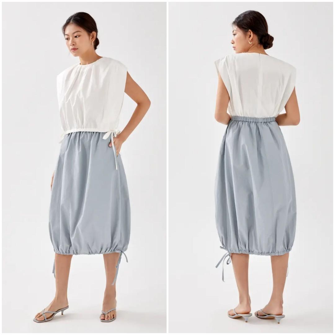 $24 Love Bonito &REA Mayla Drawstring Bubble Skirt LB Lovebonito