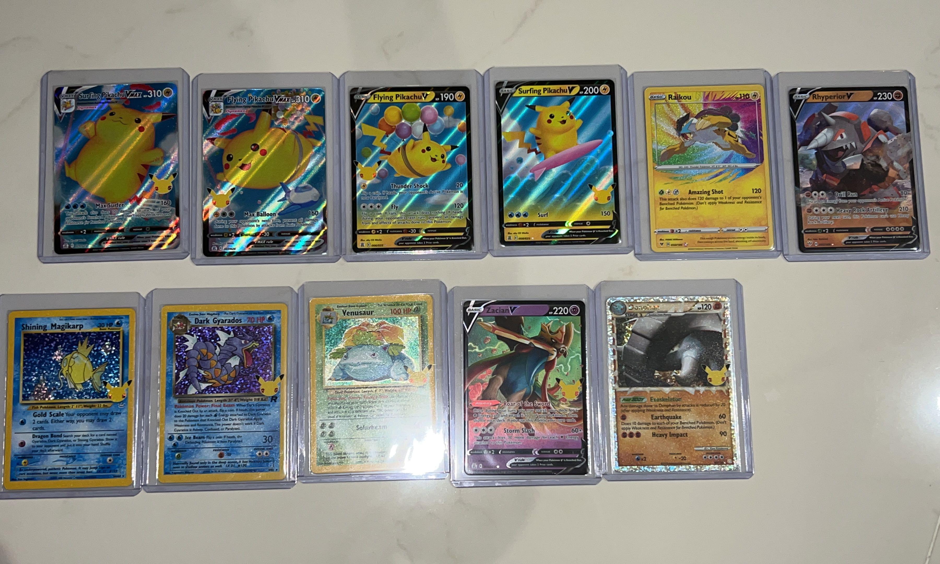 8x Various energy Cards SET REVERSE HOLO 25th Anniversary Set-NEW