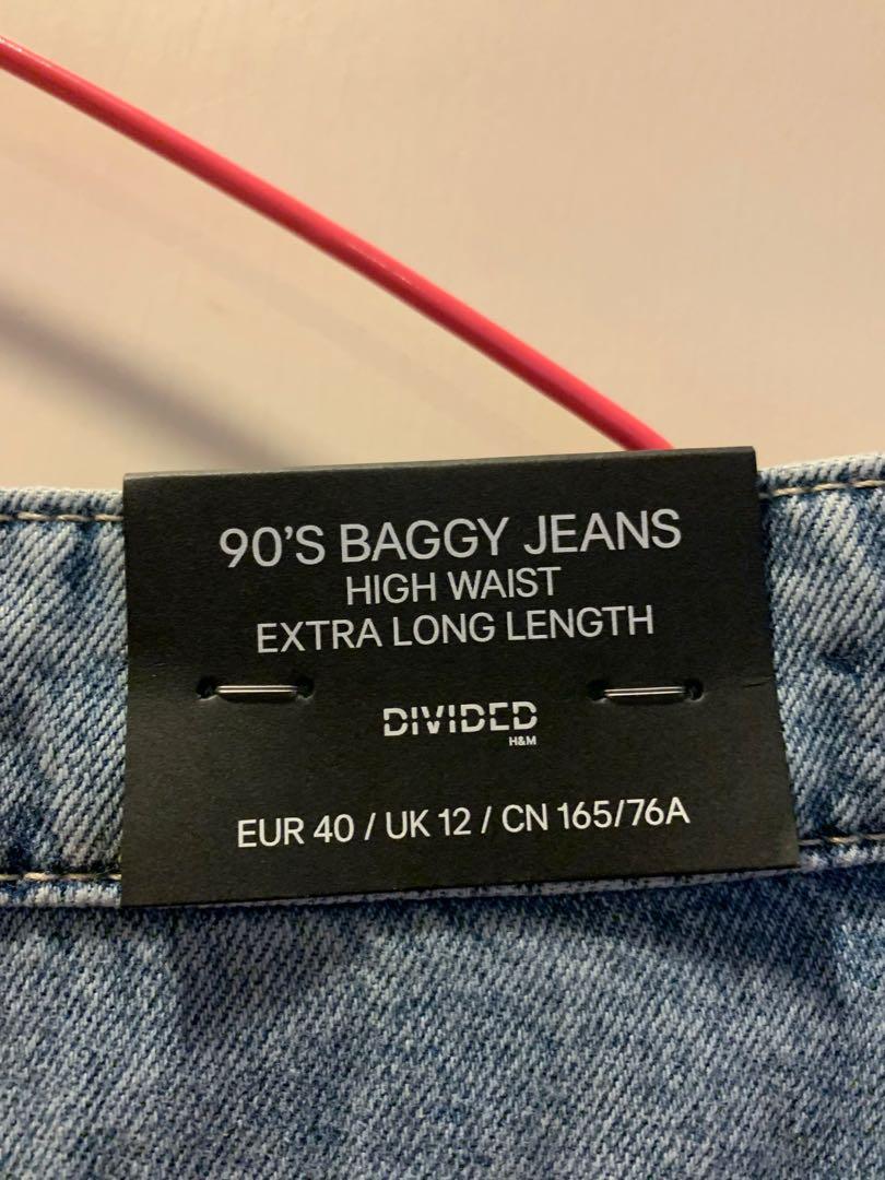 90S Baggy Jeans H&M, Women'S Fashion, Bottoms, Jeans & Leggings On Carousell