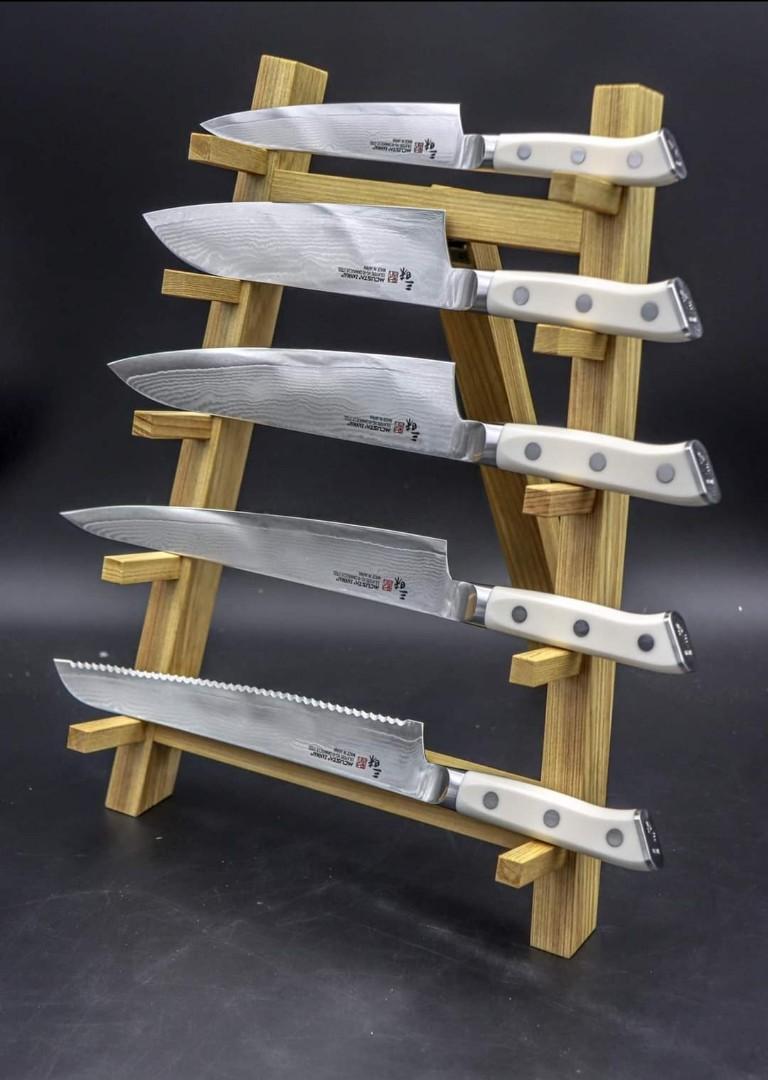 🇯🇵五層日式刀架檜木製簡易折疊式日本高級廚刀配件堺孝行黑崎優二唐
