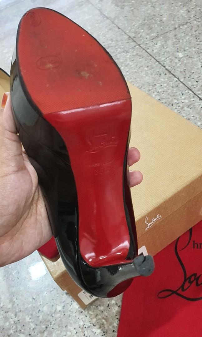 Christian louboutin bianca outlet 14 patent calf