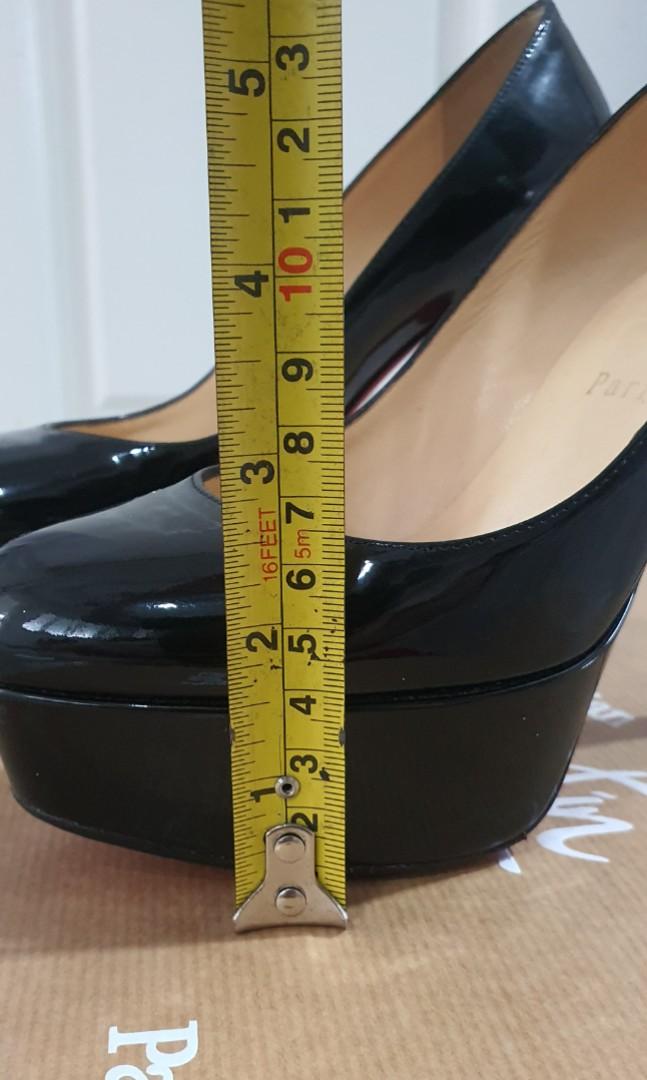 Christian louboutin bianca 14 patent hotsell calf