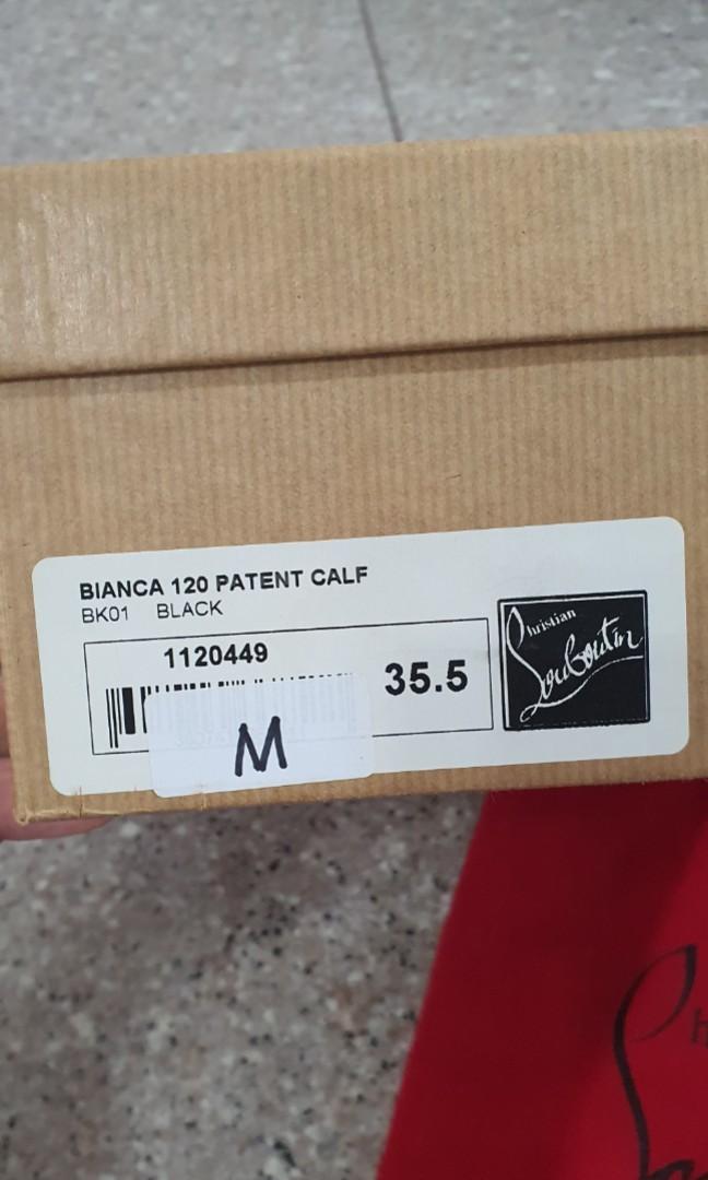 Christian louboutin bianca 14 patent calf store