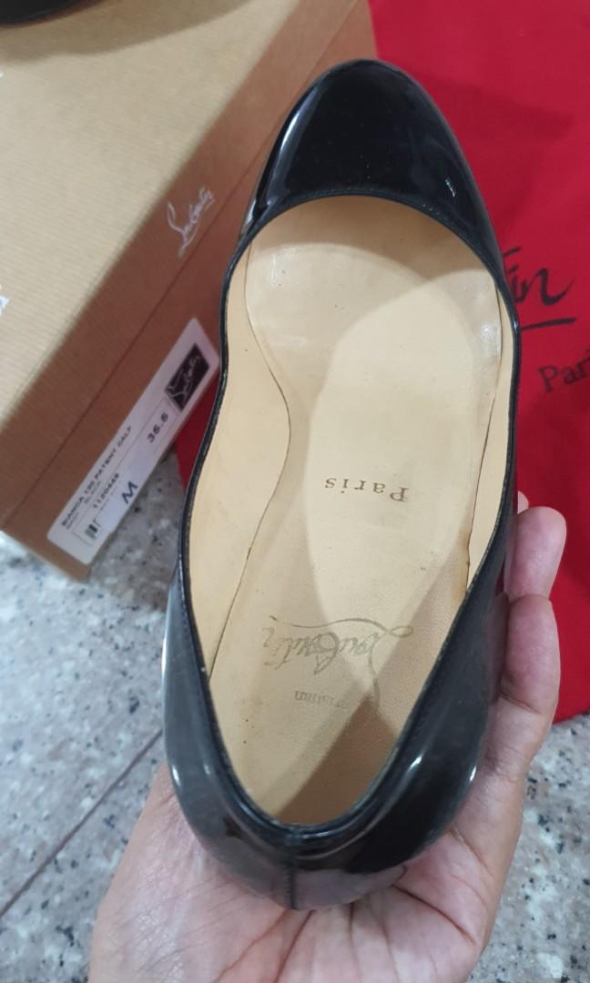 Christian louboutin bianca 14 patent clearance calf