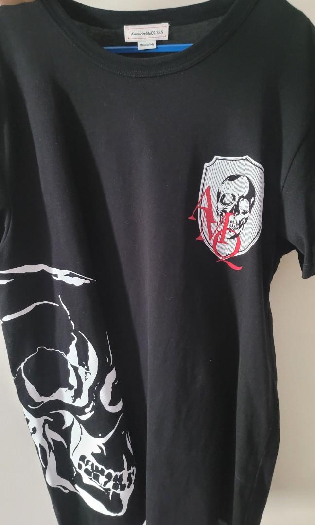 Alexander mcqueen skull shirt store
