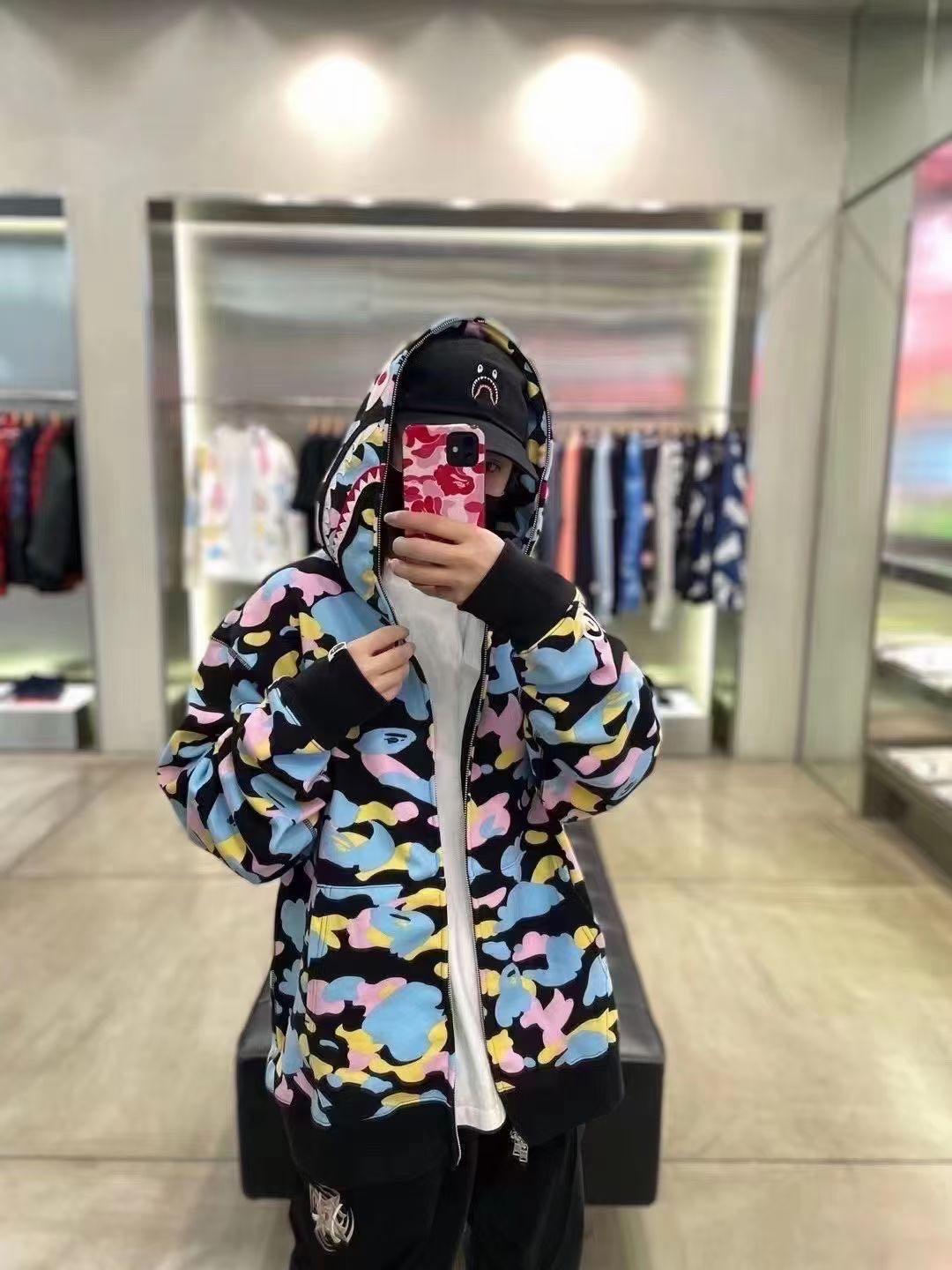 bape shark multi camo