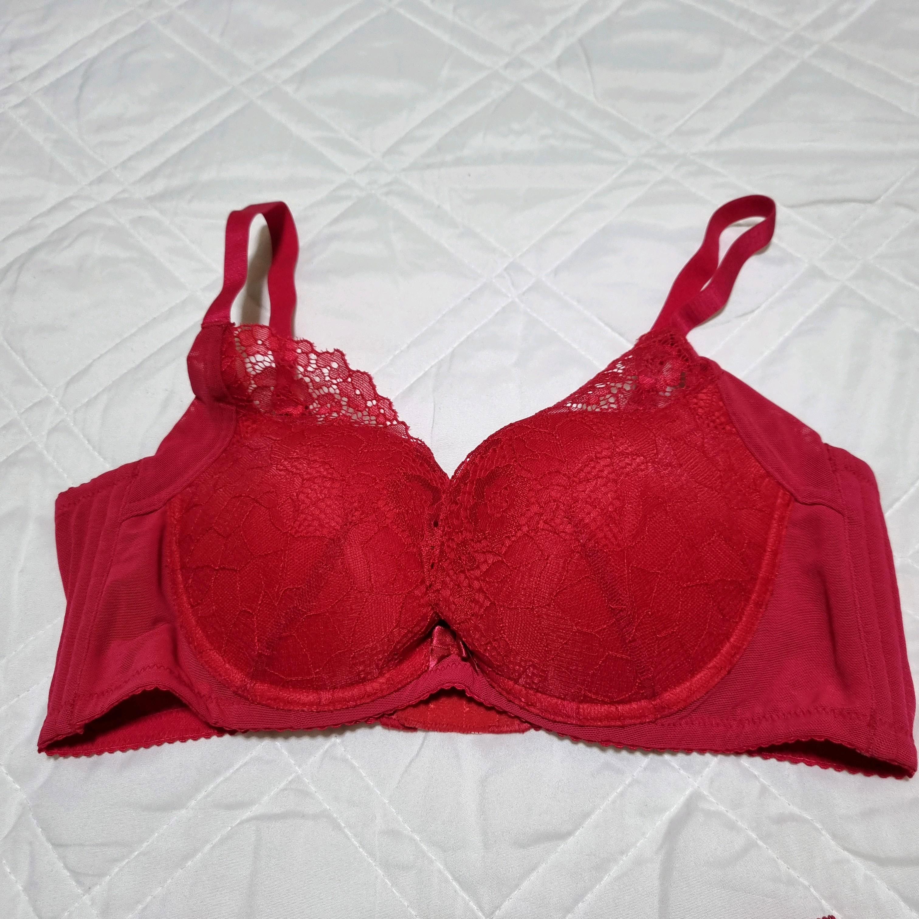 Red Bra & Panty set, Women's Fashion, New Undergarments