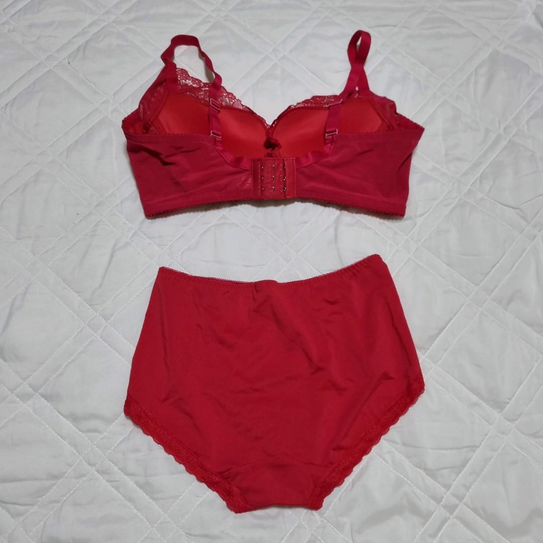 Red Bra & Panty set, Women's Fashion, New Undergarments