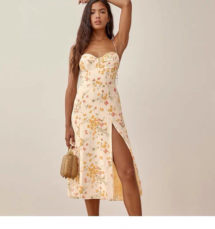 BN Reformation Inspired Floral Cami Tie 