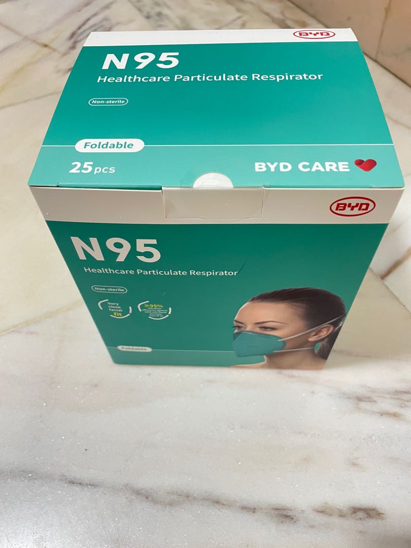 BYD Care N95 Surgical Face Masks , Health & Nutrition, Face Masks