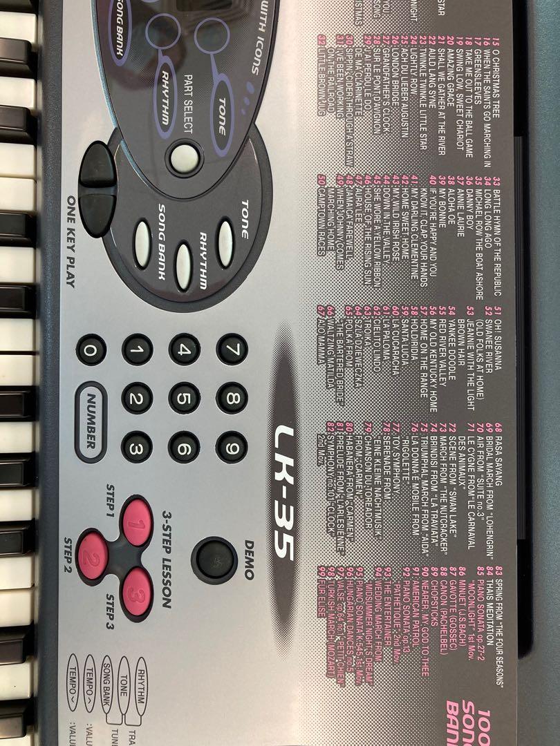 Casio LK35 keyboard, Audio, Portable Music Players on Carousell