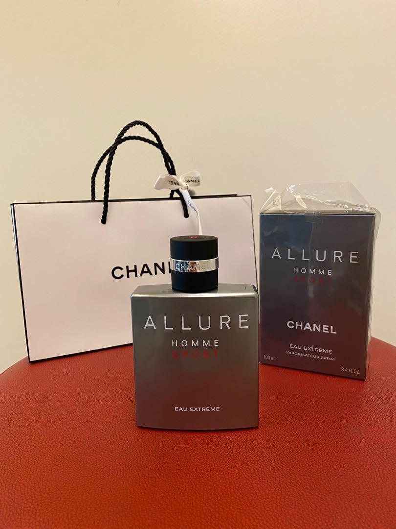 Chanel Allure Homme Sport Eau Extreme Partial Bottle, Beauty & Personal  Care, Fragrance & Deodorants on Carousell