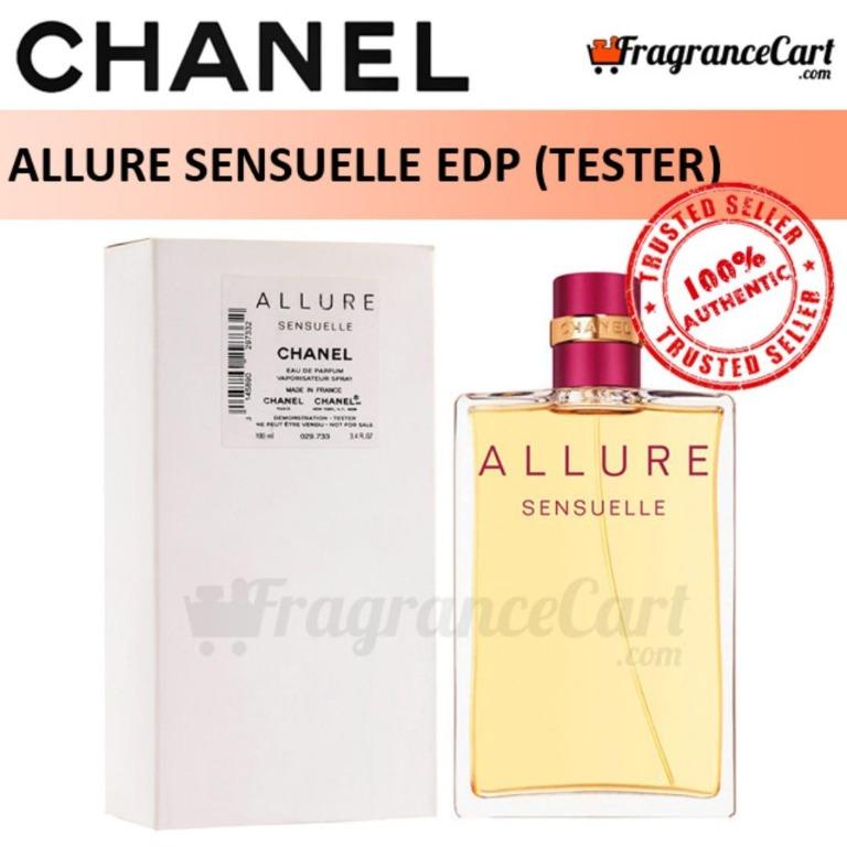  ALLURE SENSUELLE by Chanel EDT SPRAY 3.4 OZTESTER : Beauty &  Personal Care