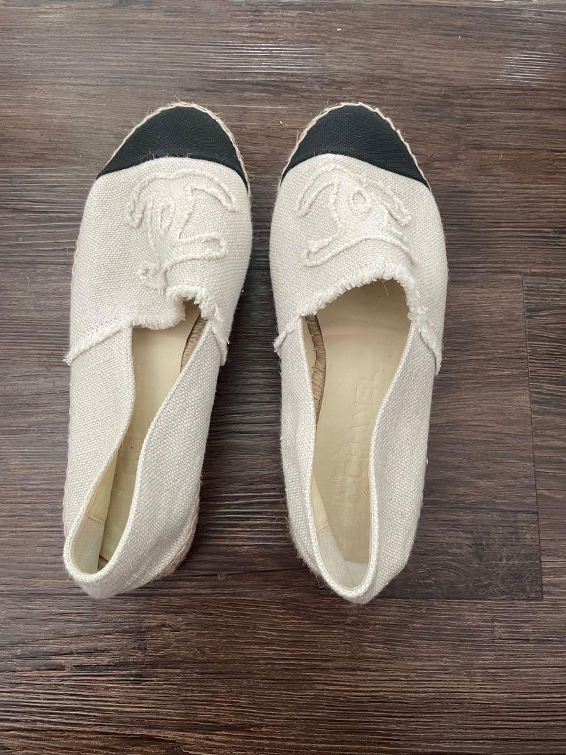 All white chanel sale espadrilles