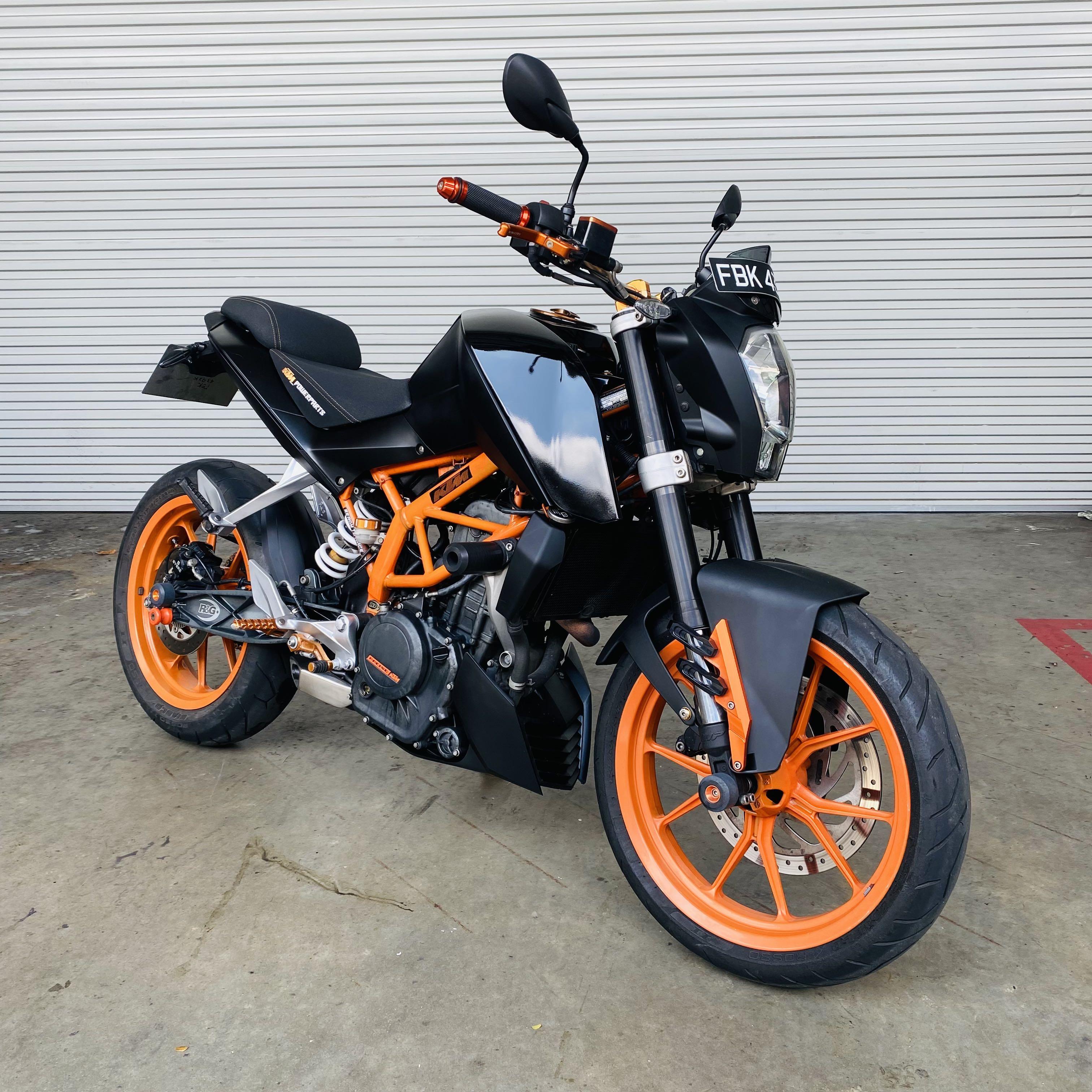 (Coe 2025) KTM Duke 390, Motorcycles, Motorcycle Accessories on Carousell