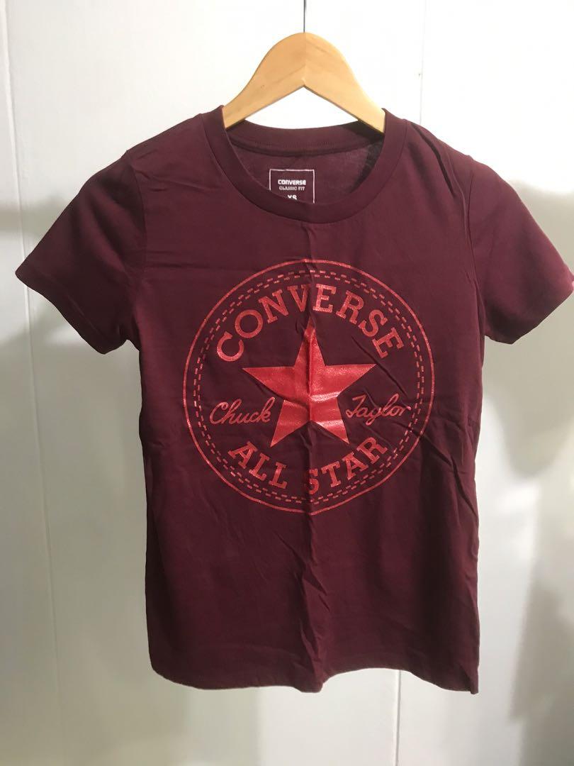 Red converse t new arrivals shirt women's