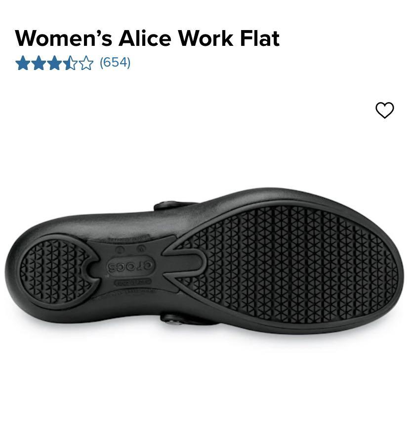 Alice work flat best sale crocs