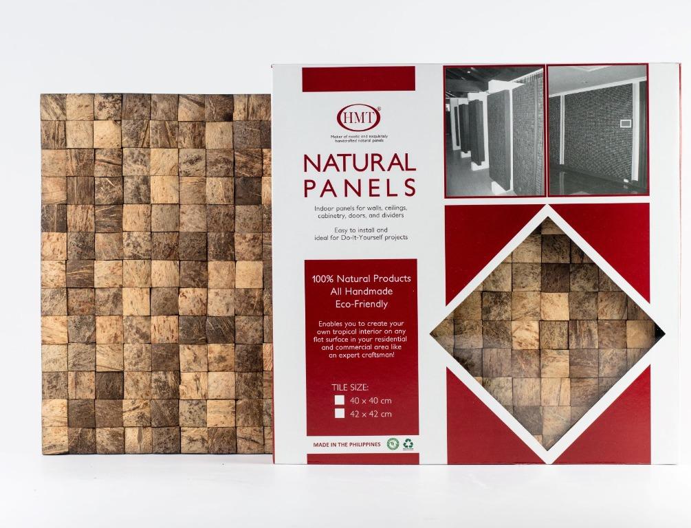 DIY BOX - Natural Laminated Panels - Samar 2 SQ30 (Category: Other Home Decor) located in Taguig. Submitted by timbermate-hmt (Listing ID 1119454867, Image 2). Description: * HMT designs and manufacturers exquisitely crafted natural panels that brings a touch of nature indoors. * The COCOTERO COLLECTION DIY BOX used as, bedroom headboard panel, wall cladding, ceiling cladding, furniture designs and accessories. * To know more about our handcrafte