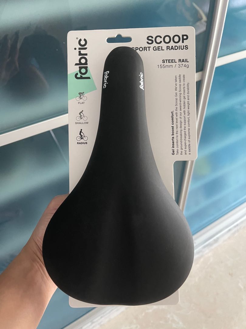 Fabric saddle sport gel radius