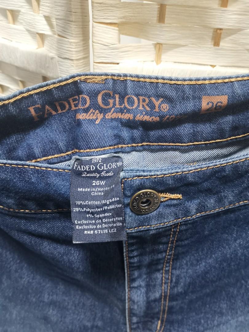 Faded glory UK26 plus size jeans denim stretchable material Women s Fashion Bottoms Jeans Leggings on Carousell