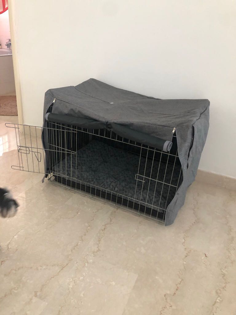 Dog crate full set up crate, tray, bed, cover and play pen, Pet Supplies, Homes & Other Pet