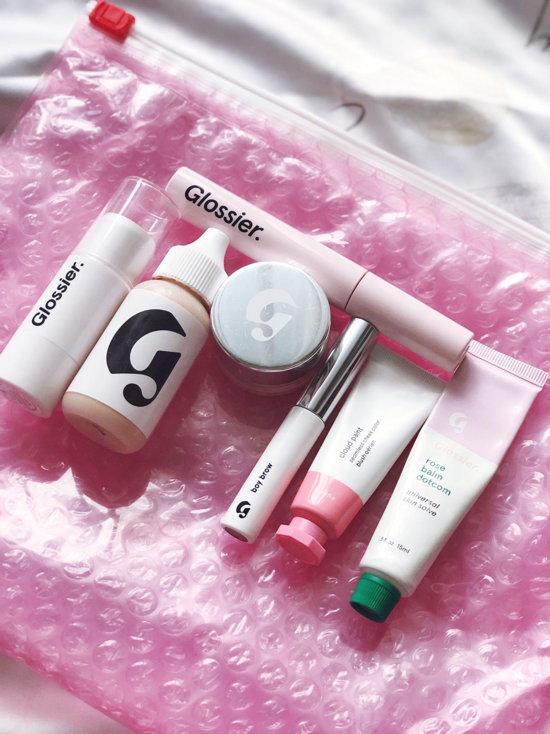 Glossier 2025 ziplock bag