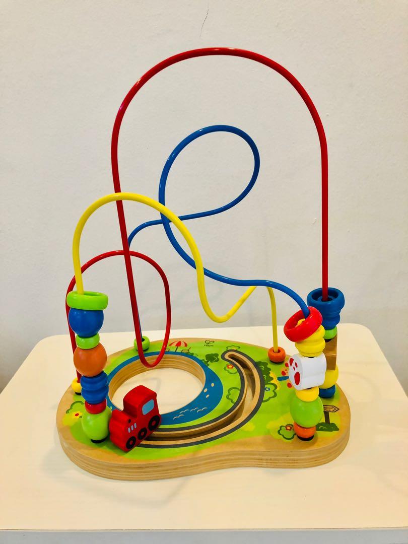 Hape Free Shipping! Playground Pizzaz Wooden Beads Maze 