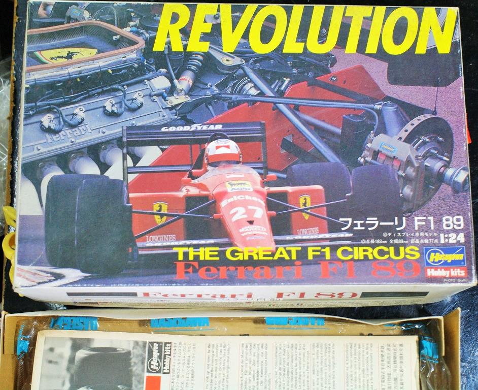 1/24 長谷川 フェラーリ F1 89 ハセガワ1/24フェラーリ F1-89 完成品