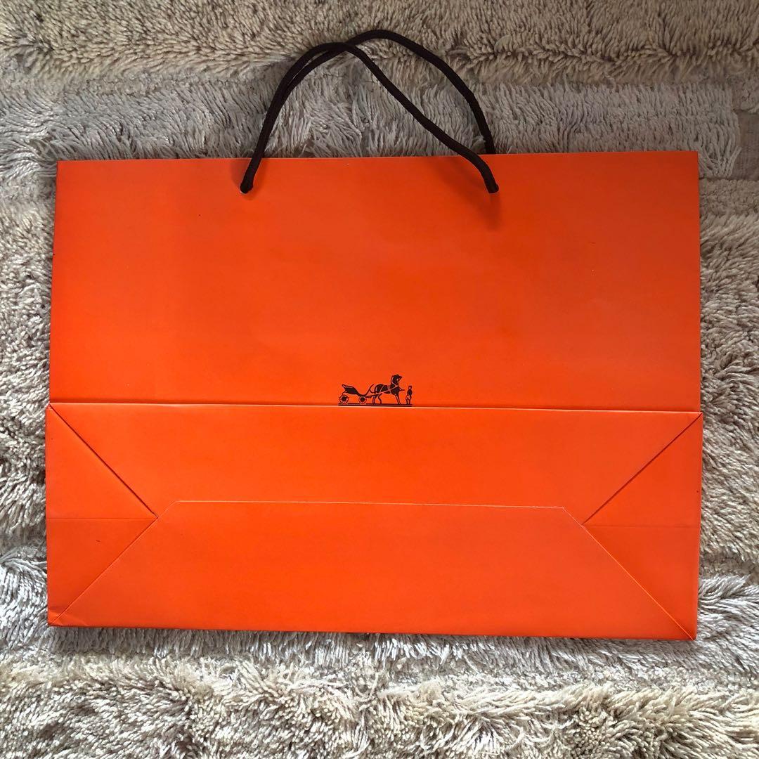 Hermes 2 Paper Bag Luxury Bags And Wallets On Carousell 4245