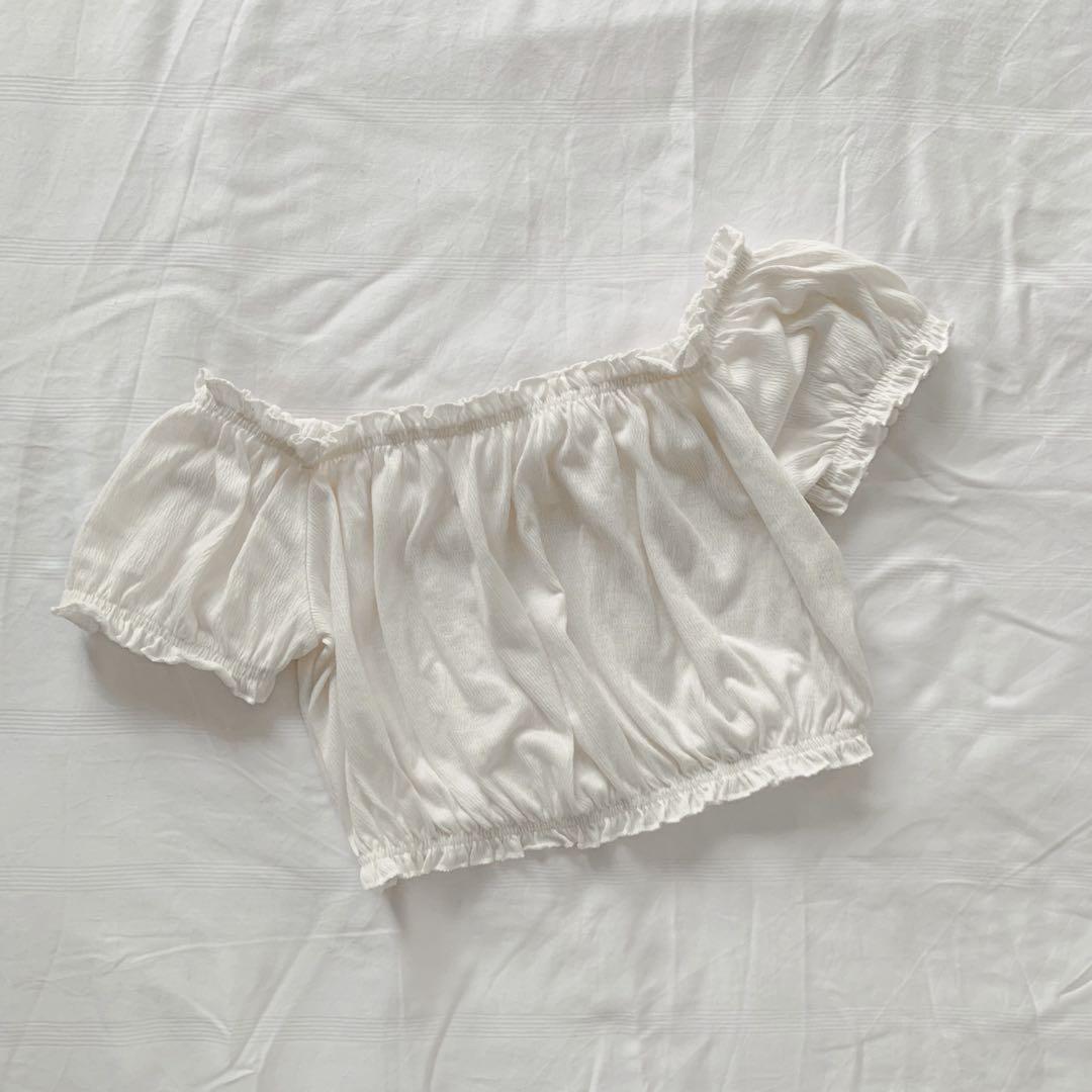 H&m milkmaid top hotsell