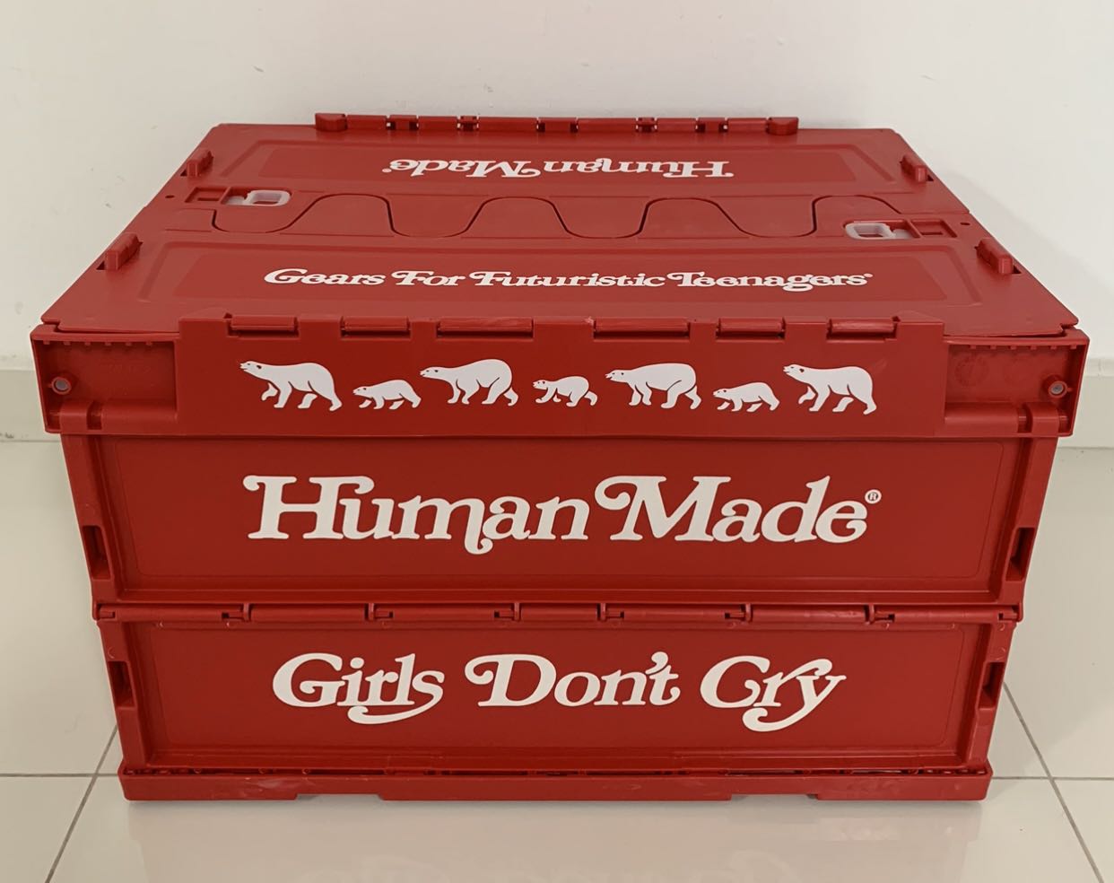 Human made x Girls don’t cry 50L container/crate