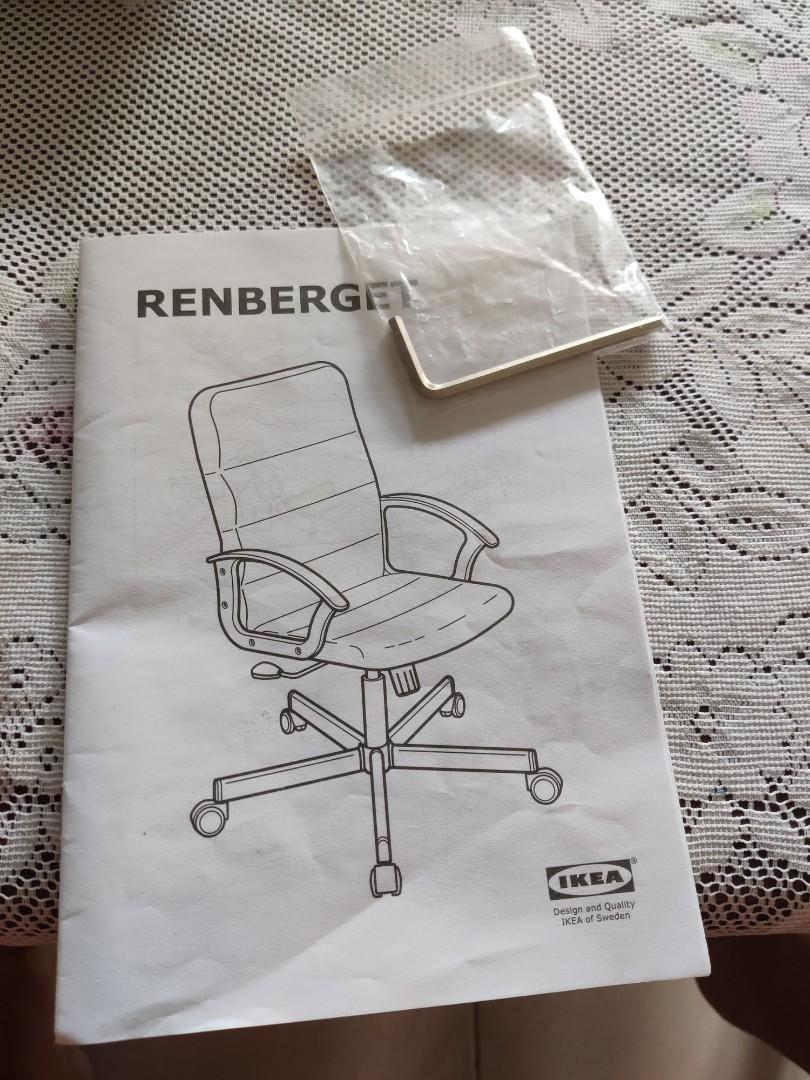Ikea renberget on sale chair assembly