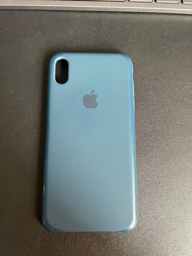 Iphone Xs Max Case Cover - Original Apple Silicone Case Dark Teal, Mobile  Phones & Gadgets, Mobile & Gadget Accessories, Cases & Covers On Carousell