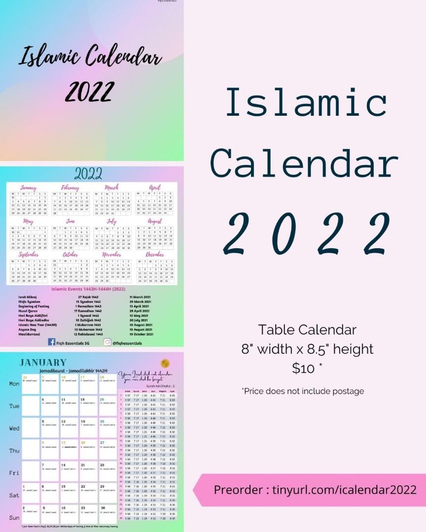 Calendar islam 2022