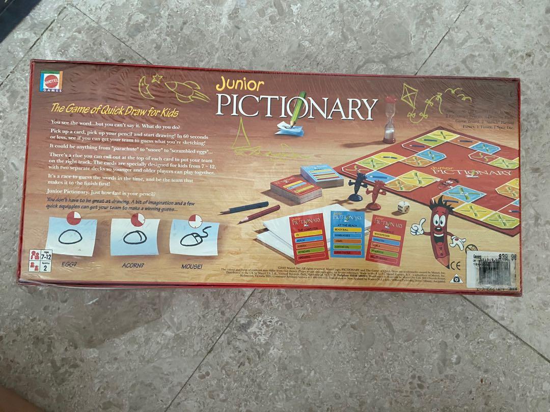 Junior Pictionary, Hobbies & Toys, Toys & Games on Carousell