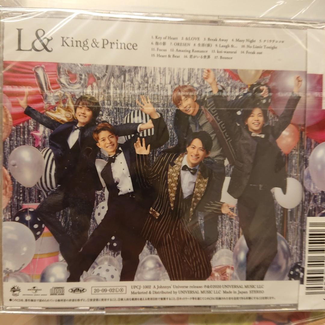 King & Prince 專輯- L& 日本通常盤, 興趣及遊戲, 音樂、樂器& 配件