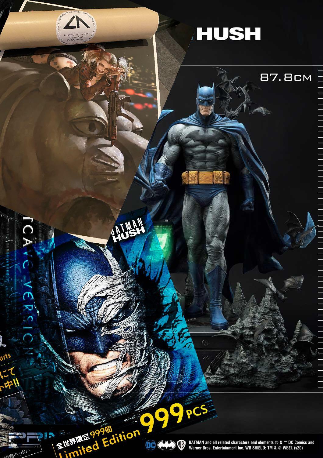 LAST PIECE! Hottest Prime 1 Jim Lee Hush Batman BatCave Deluxe With  BONUS!!! FOC Exclusive Collectors Ark Harley Quinn Merlion Giclee A2 Print,  Hobbies & Toys, Toys & Games on Carousell
