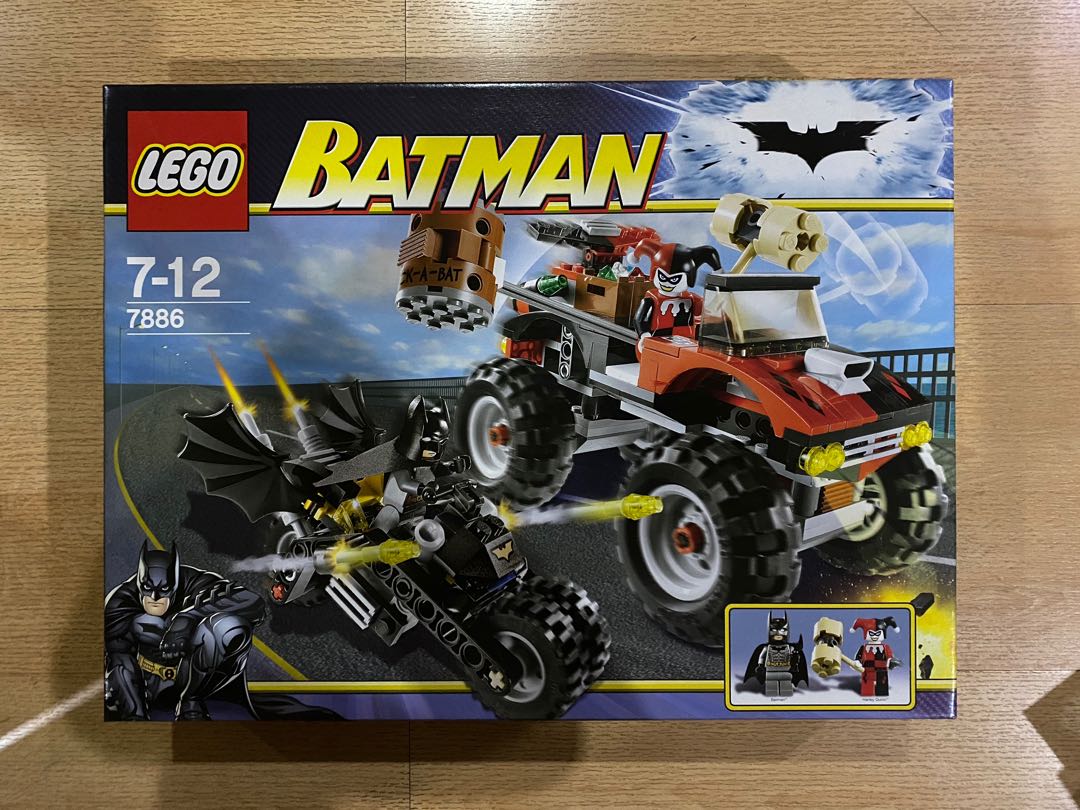 LEGO Batman The Batcycle Harley Quinn's Hammer 7886 for sale online 