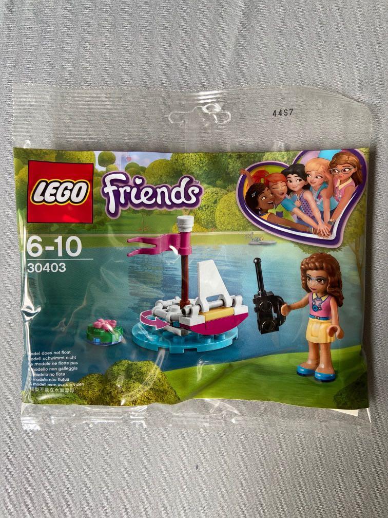 LEGO FRIENDS Olivia’s Remote Control Boat Polybag Sealed Set 30403 New Packet 