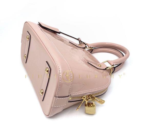 Louis Vuitton Rose Ballerine Monogram Vernis Alma BB ○ Labellov ○ Buy and  Sell Authentic Luxury
