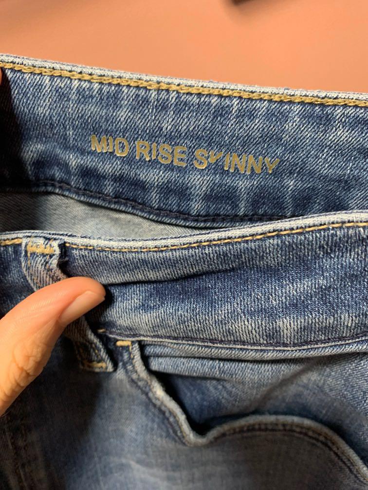 Massimo Dutti skinny jeans mid rise